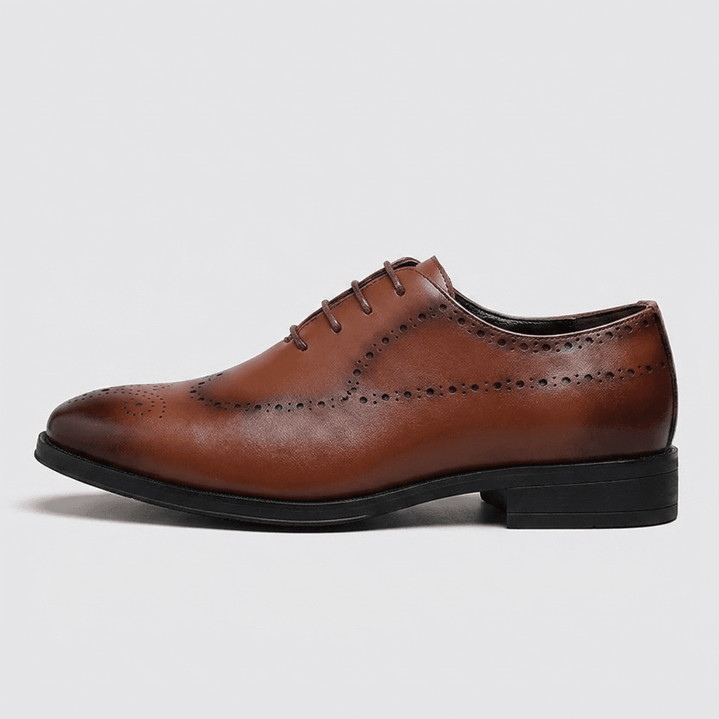 Brogue Oxford in Amber